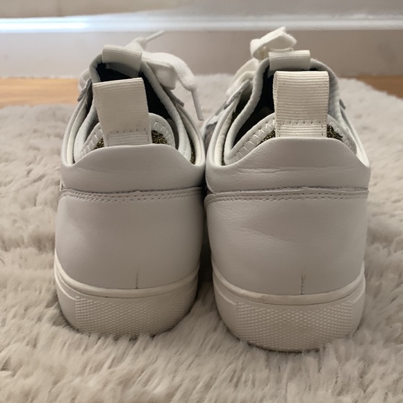 Steve Madden Bliss Gold Snake Sneakers - Picture 2 of 5